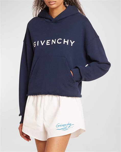 givenchy hoodies womens|Givenchy cropped hoodie.